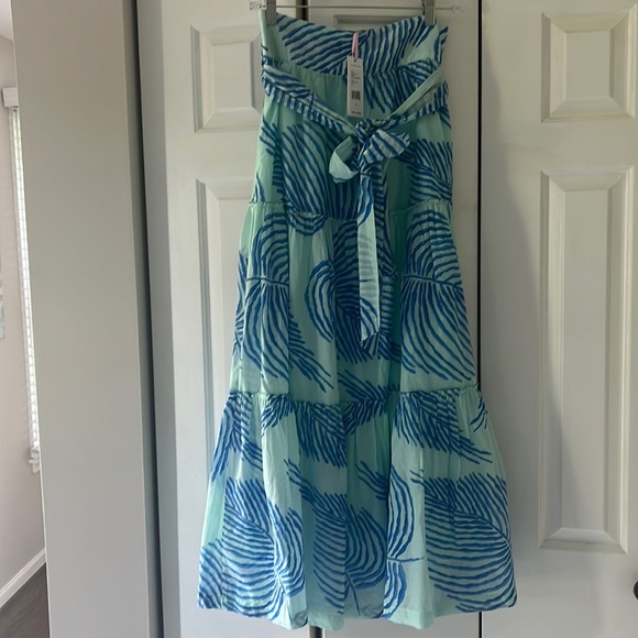 Vineyard Vines Palm Frond Maxi Skirt - Picture 2 of 5